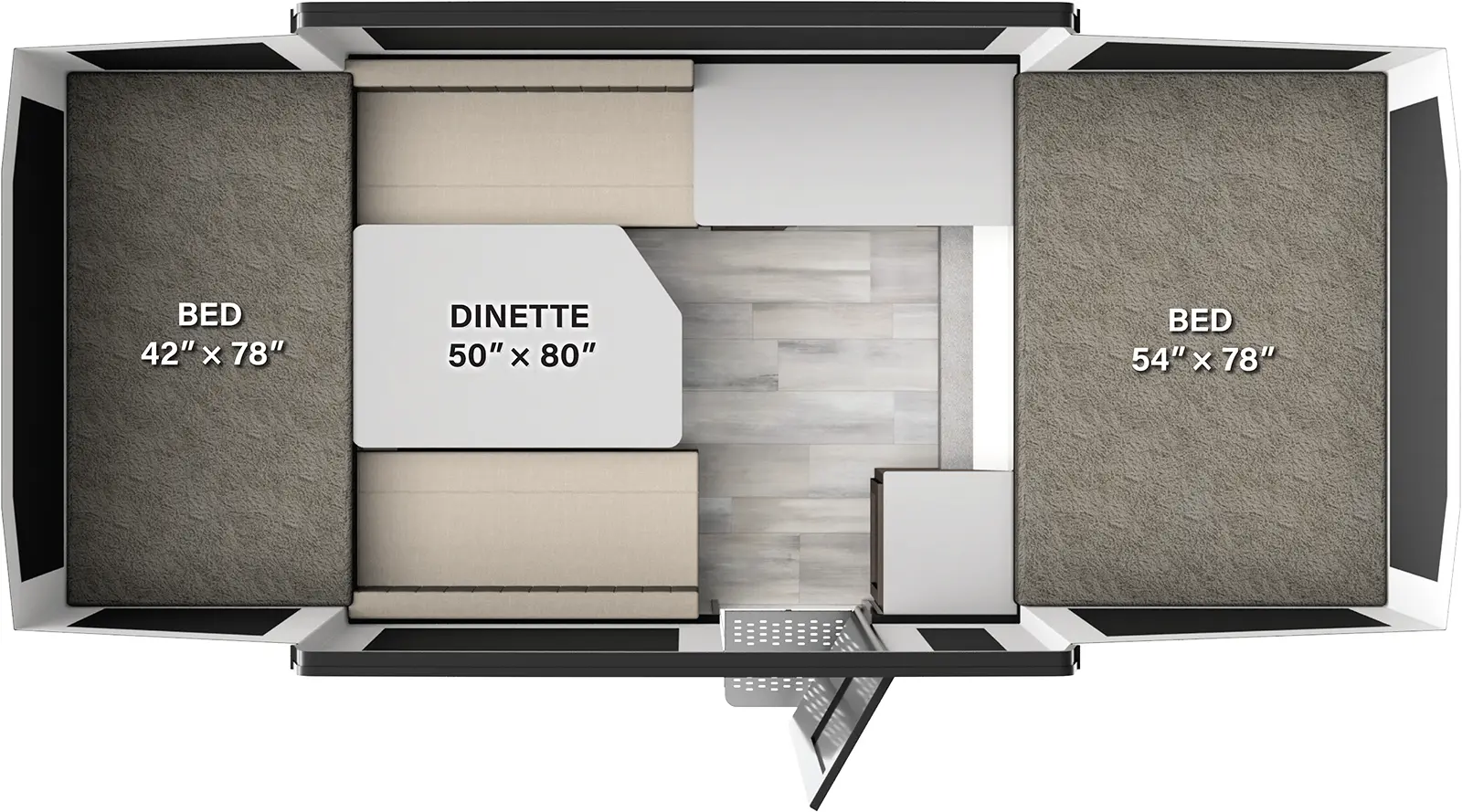 Flagstaff Tent F141OTG Floorplan